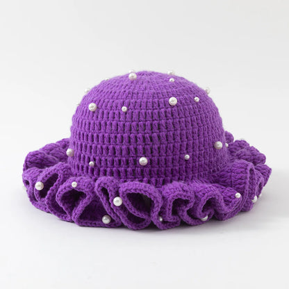 Handmade Crochet Winter Fisherman Bucket Hat