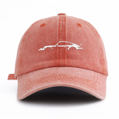 Vintage 911 Print Minimalist Dad Baseball Cap