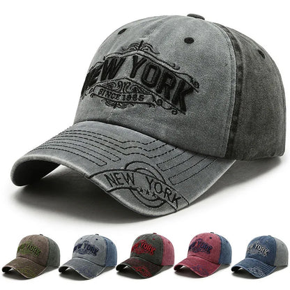 Retro Korean Washed Baseball Cap