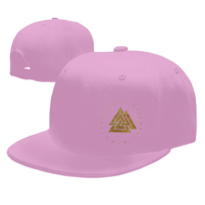 Valknut Odin Symbol Adjustable Snapback Cap