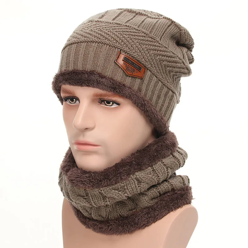 Knitted Wool Winter Beanie Hat