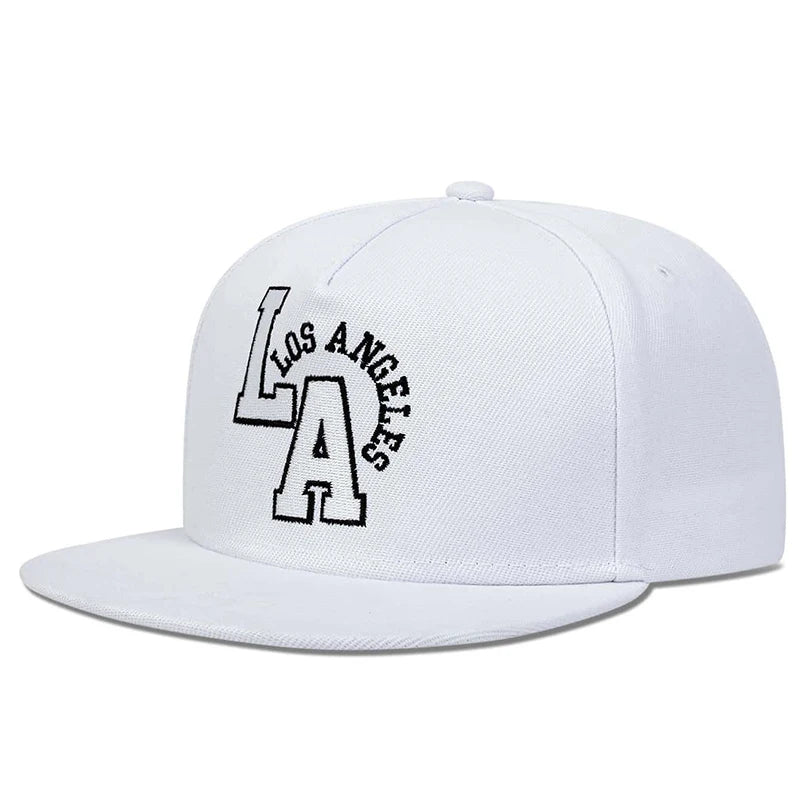 Los Angeles Letter Embroidery Hip Hop Snapback Cap