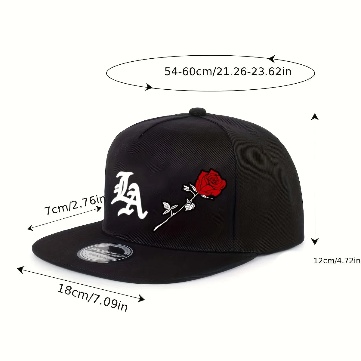 Breathable Soft Bold Logo Snapback Cap