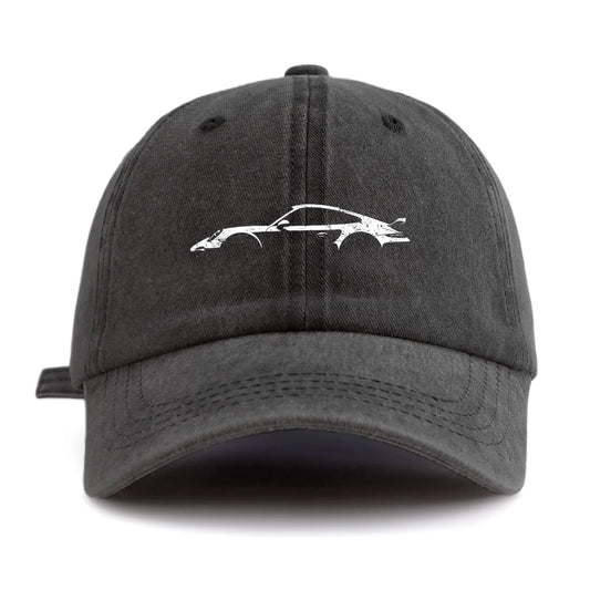 Vintage 911 Print Minimalist Dad Baseball Cap