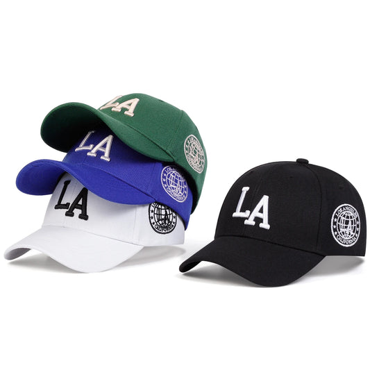 Children LA Letter Embroidery Baseball Caps