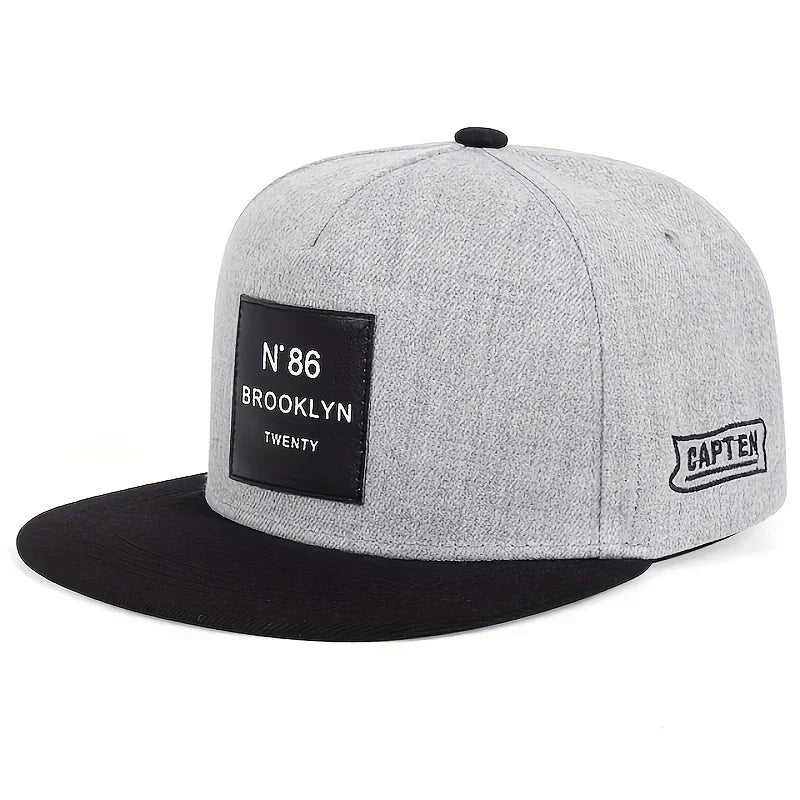 Brooklyn Print Label Embroidery Outdoor Snapback Cap