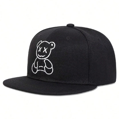 Unisex XX Little Bear Embroidery Hip-hop Hats