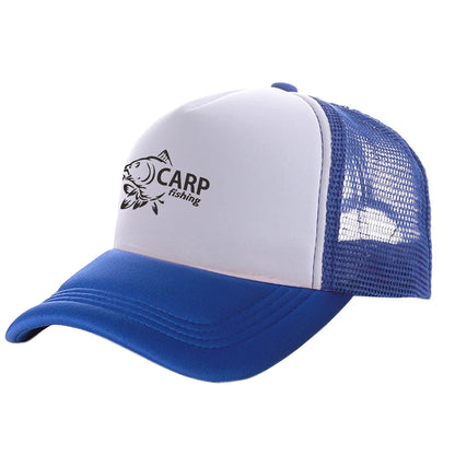 Funny Carp Fishing Trucker Baseball Cap