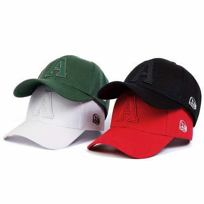 Letter A Embroidered Hip Hop Baseball Cap