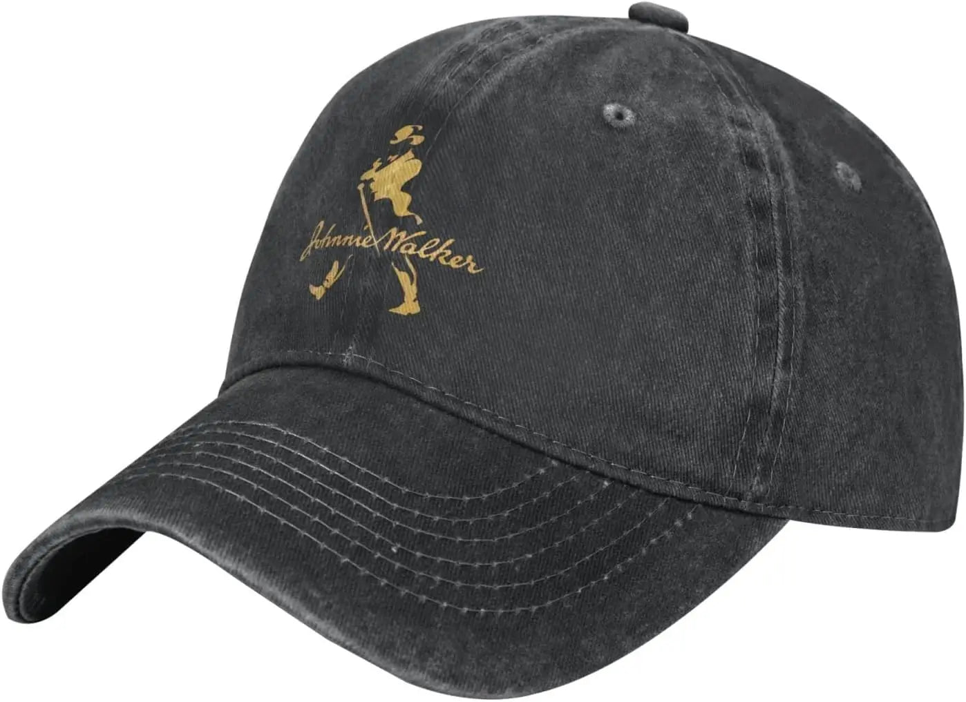 Isila Johnnie Music Washed Denim Baseball Cap