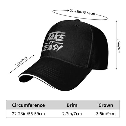 Art Letter Summer Take It Easy Baseball Cap