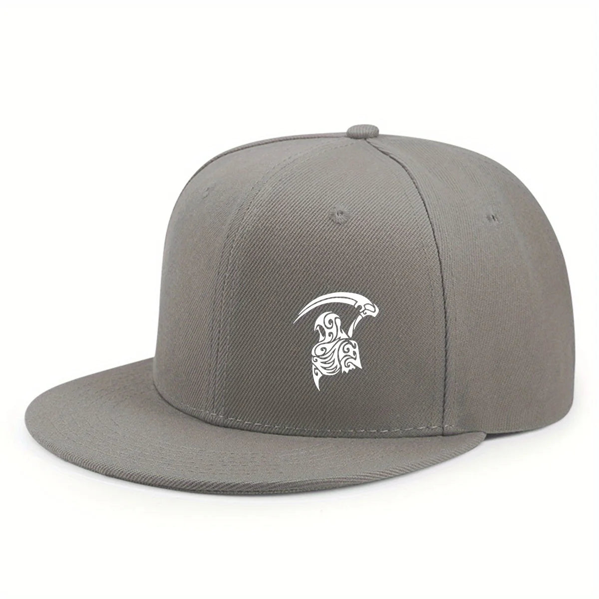 Grim Reaper Tribal Graphic Streetwear Snapback Cap