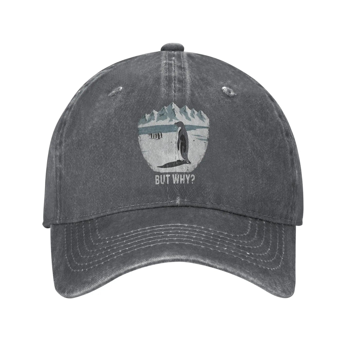 High Quality Nihilist Penguin Washed Baseball Cap