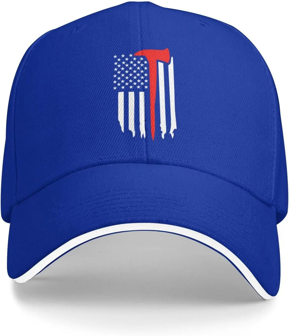 Thin Red Line Firefighter Flag Baseball Cap