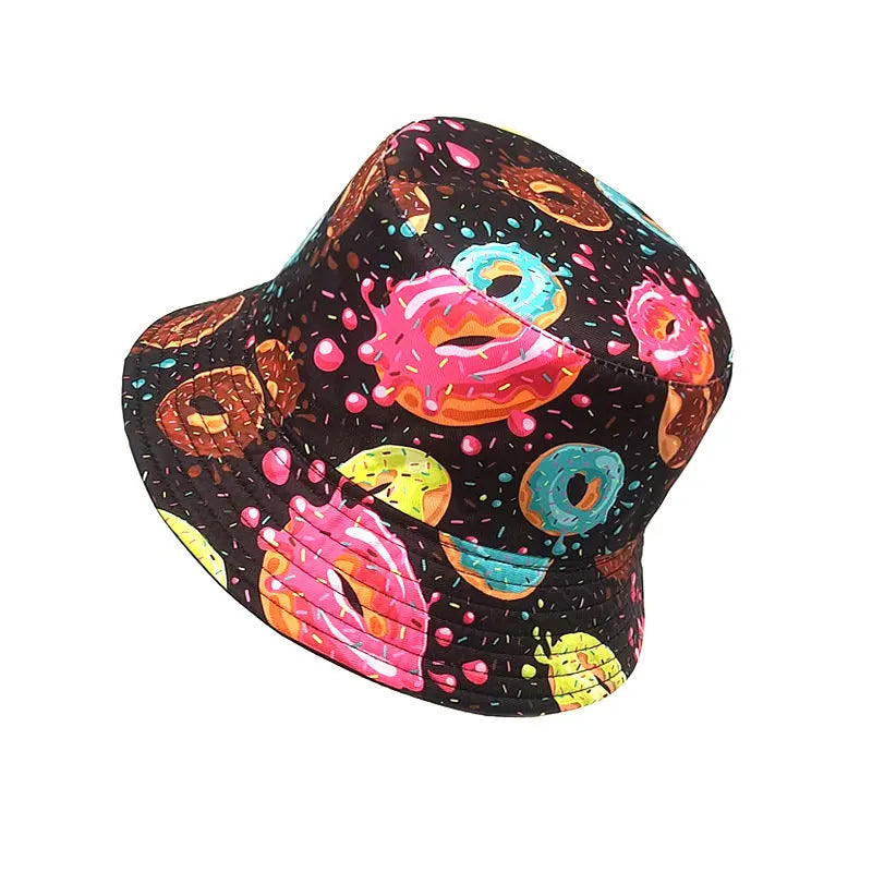 Unisex Donuts Cartoon Bucket Hat