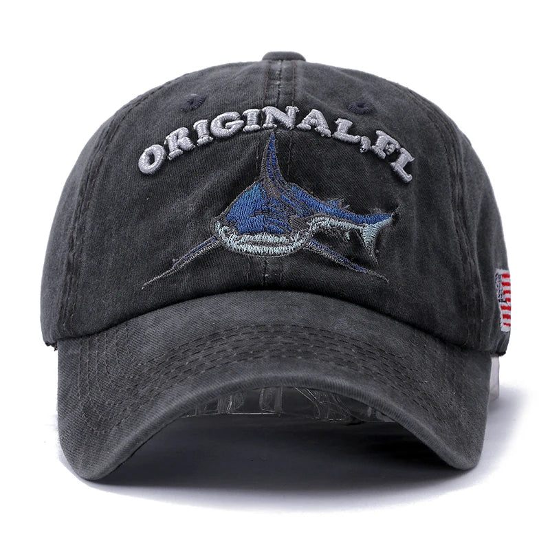 America Flag Washed Cotton Baseball Cap