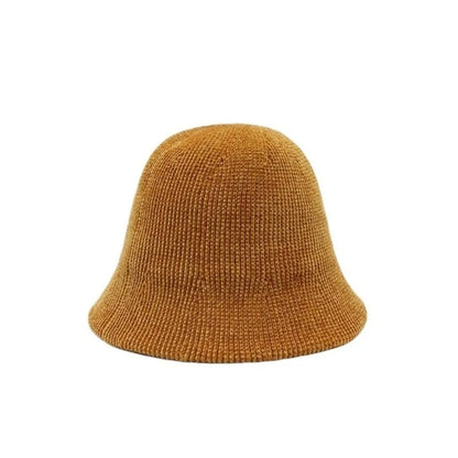 Chenille Knit Cold Proof Bucket Hat