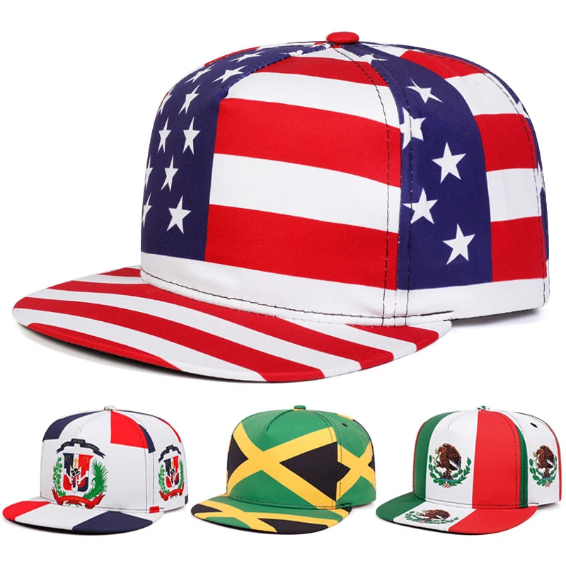 National Flag Street Hip Hop Snapback