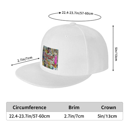 Adventure Time Cartoon Print Casual Snapback Cap