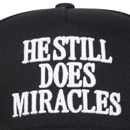 Unisex HESTILL DOES MIRACLES Embroidery Baseball Caps