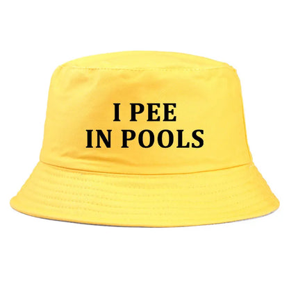 I Pee In Pools Funny Bucket Hat