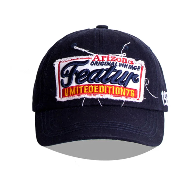 Pink Letter Embroidery Duckbill Baseball Cap
