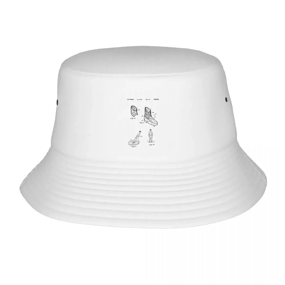 1993 Boot Posture Blueprint Design Bucket Hat