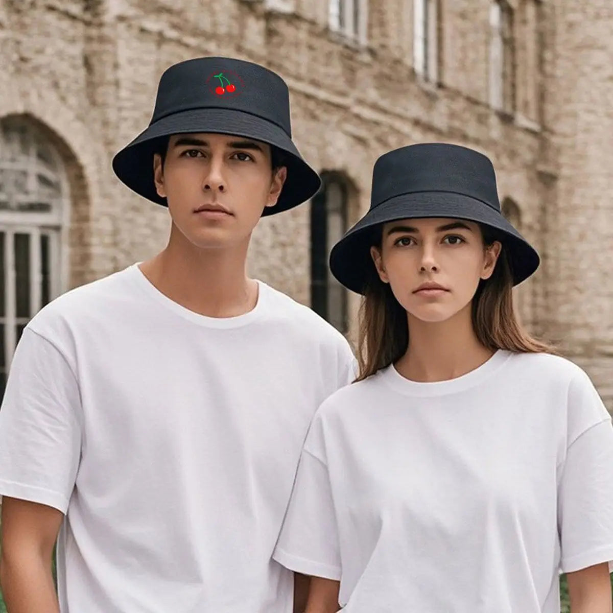 Cherry Flavoured Conversations Retro Winter Bucket Hat