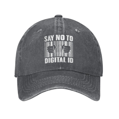 Say No To Digital ID British Baseball Cap