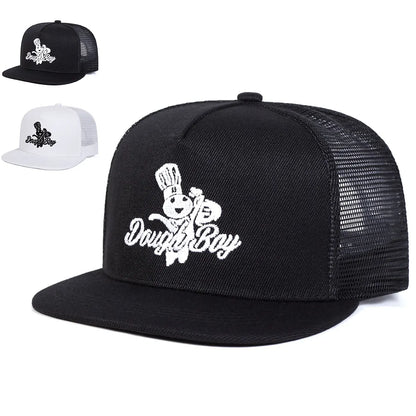 Unisex Daugh Boy Letter Embroidery Hip-hop Net Hats