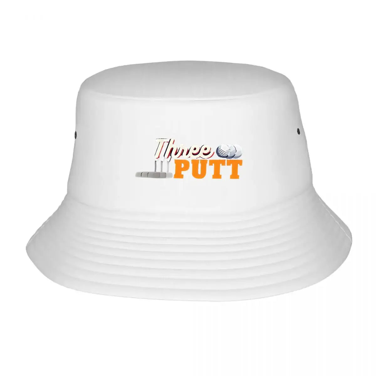 Three Putt Golf Fail Humor Bucket Hat