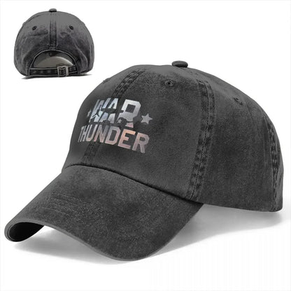 War Thunder Distressed Denim Baseball Cap