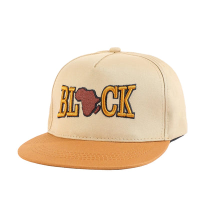 Spliced Letter Embroidered Street Trend Snapback Cap