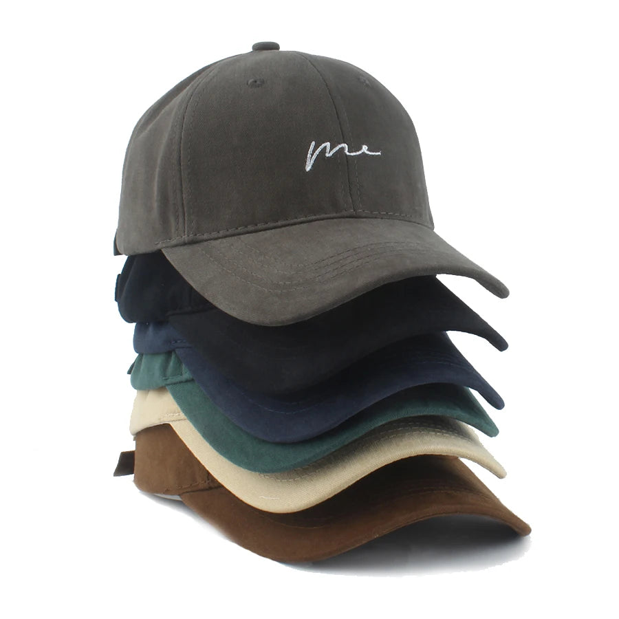 New Solid Color Embroidered Snapback Baseball Cap