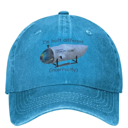 Built Different Adventure Casual Snapback Baseball Cap