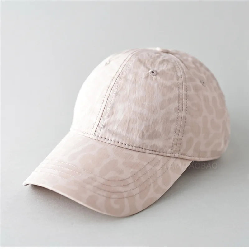 2025 Leopard Print Quick Dry Baseball Cap