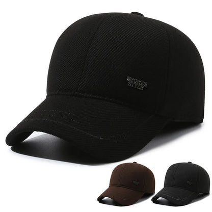 Warm Winter Earflap Baseball Cap