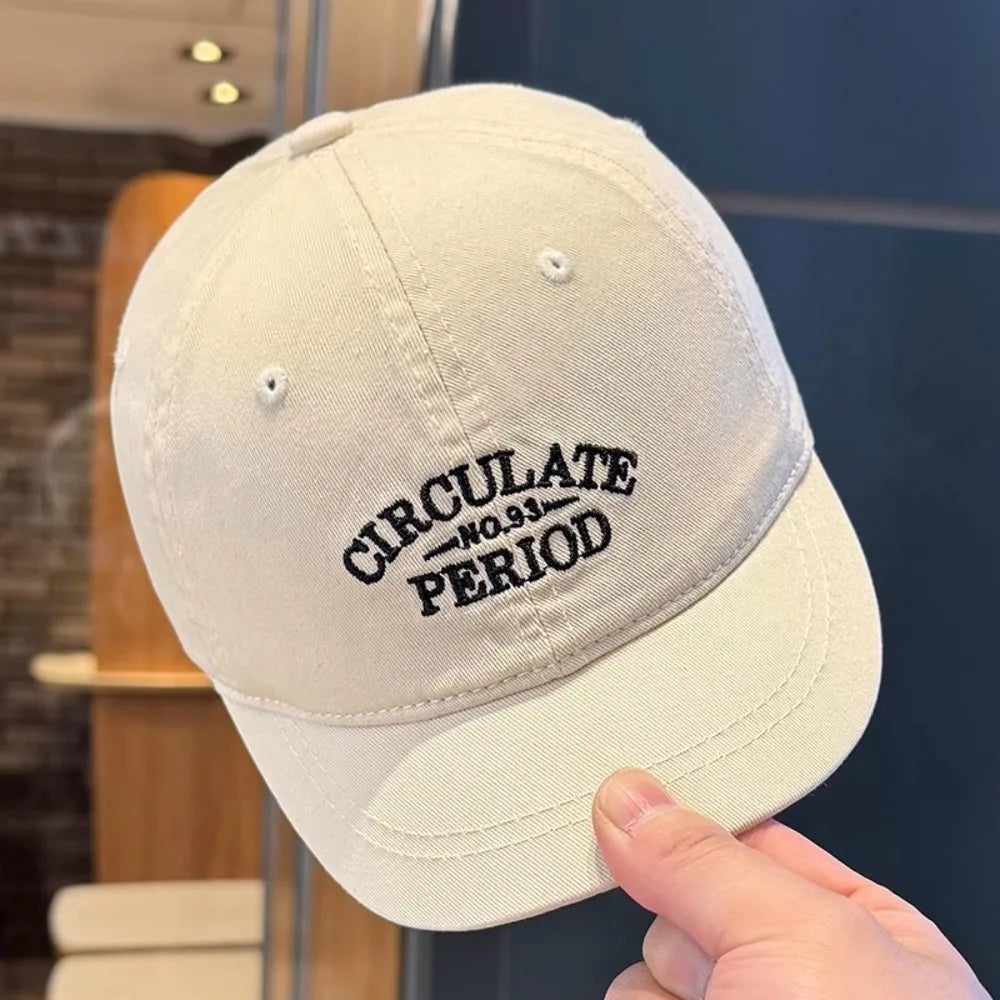 Vintage Letter Duckbill Baseball Cap