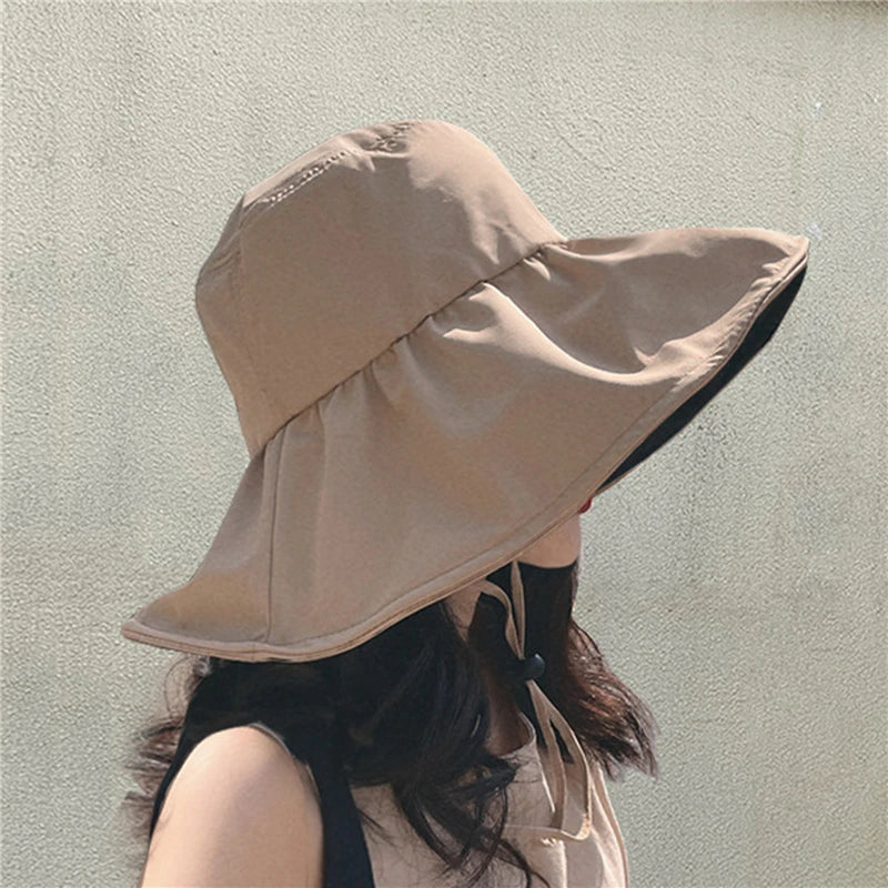 Women’s Korean Big Brim Sunshade Fisherman Hat