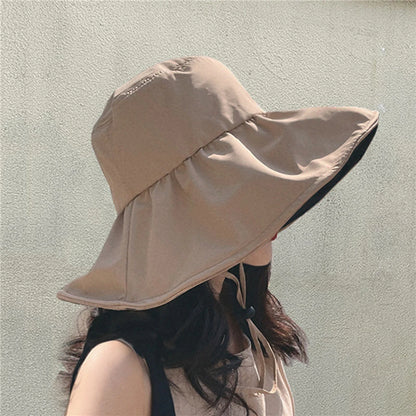 Women’s Korean Big Brim Sunshade Fisherman Hat
