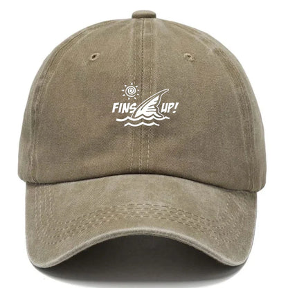 Vintage Washed Cotton Coastal Beach Life Baseball Cap