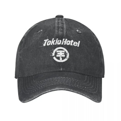 Tokio Hotel Distressed Washed Summer Baseball Cap
