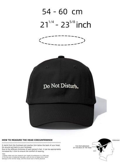 Do Not Disturb Embroidery Baseball Cap