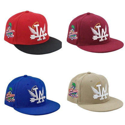 Los Angeles Angel Wings Embroidered Baseball Cap