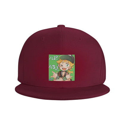 Digimon Matt Anime Character Casual Snapback Cap