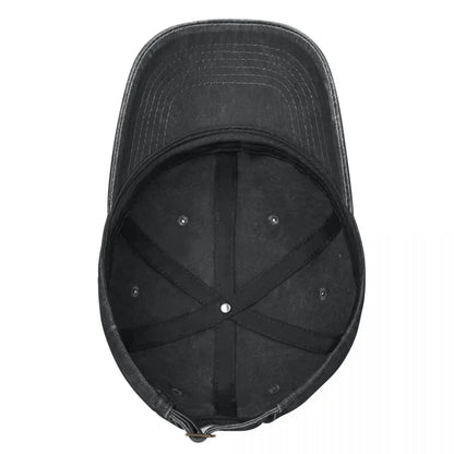 Mechanic Check Engine Light Washed Baseball Cap