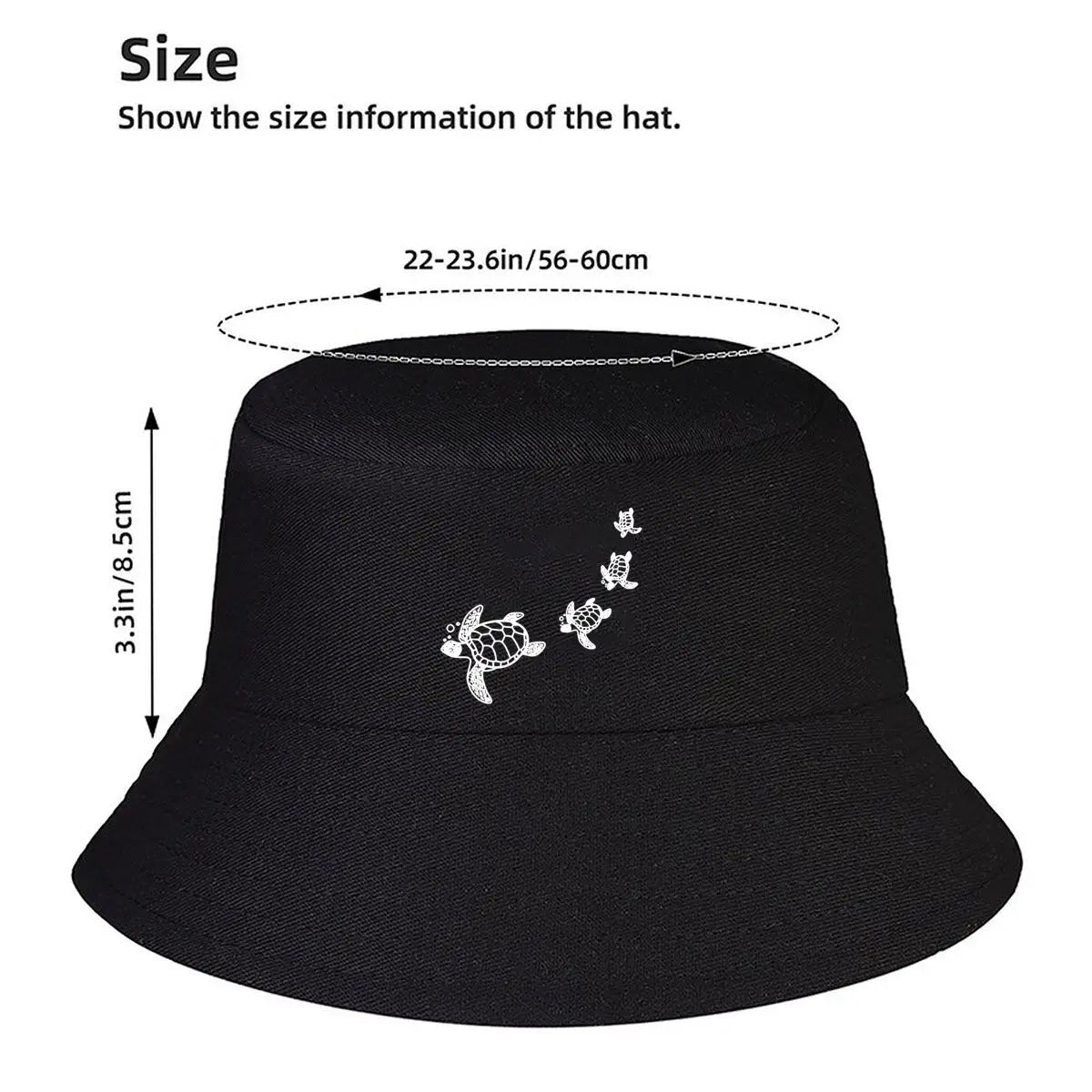 Seagull Wave Pattern Coastal Summer Beach Bucket Hat
