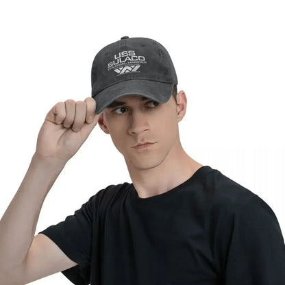 Vintage Nostromo Alien Colonial Marines Snapback Baseball Cap