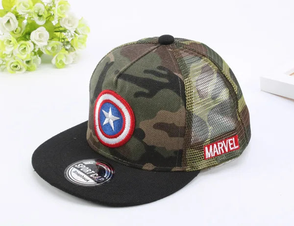 Captain America Kids Camouflage Baseball Cap