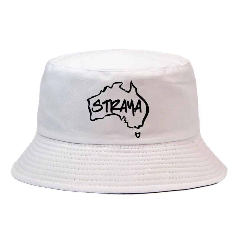 Straya Australia Map Print Bucket Hat